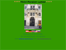 Tablet Screenshot of hotelpensionlumes.at